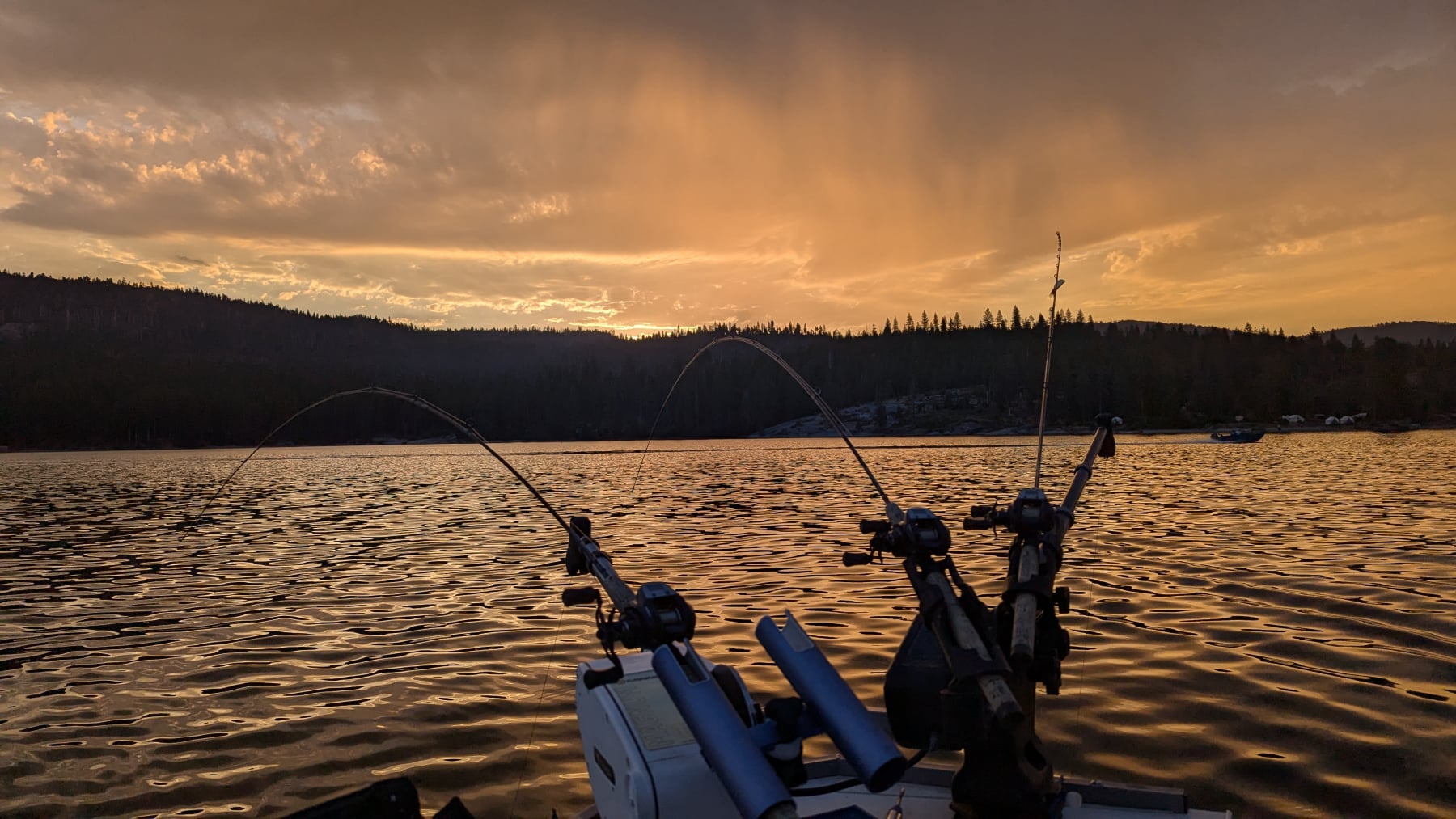 Sunrise Fishing at Shaver lake